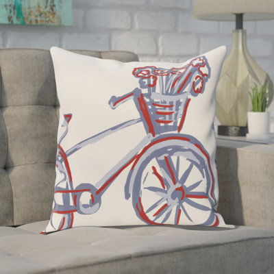 Brayden Studio® Chesser Floral Outdoor Floral Print Outdoor Square Pillow